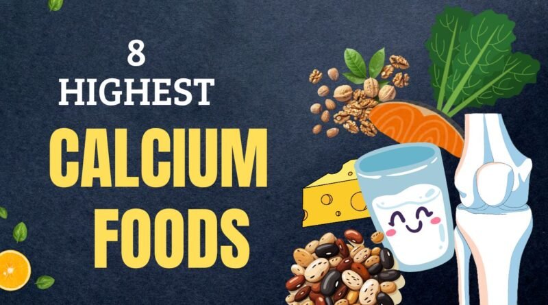 8 foods rich in calcium